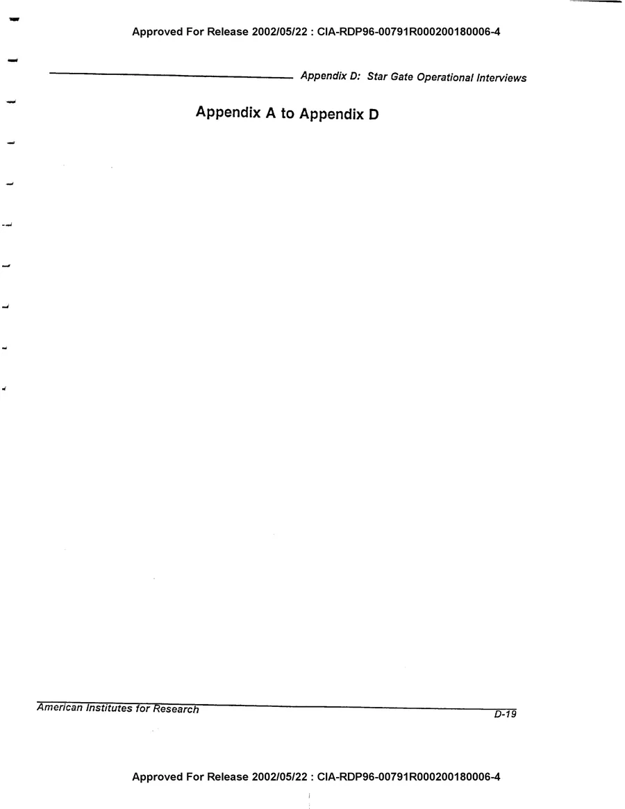 An Evaluation of Remote Viewing: Research and Applications — leaf 199, printed page D-19, facsimile of the released scan