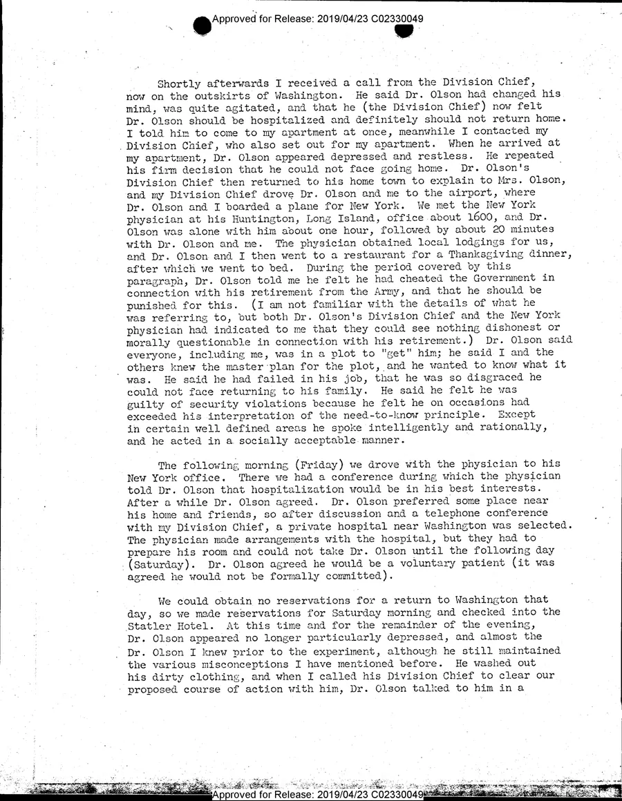 FRANK R. OLSON — leaf 11, printed page 3, facsimile of the released scan