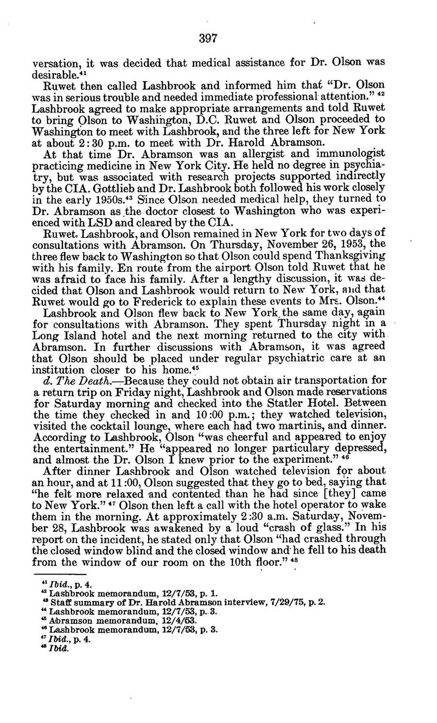 FRANK R. OLSON — leaf 62, printed page 397, facsimile of the released scan