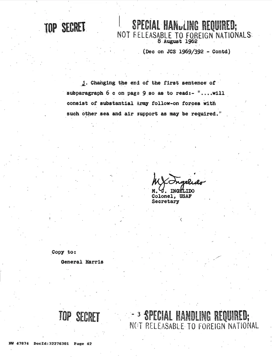Justification for US Military Intervention in Cuba — leaf 61, printed page 3, facsimile of the released scan