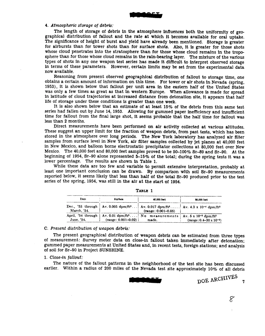 Report on Project Gabriel — leaf 8, printed page 7, facsimile of the released scan