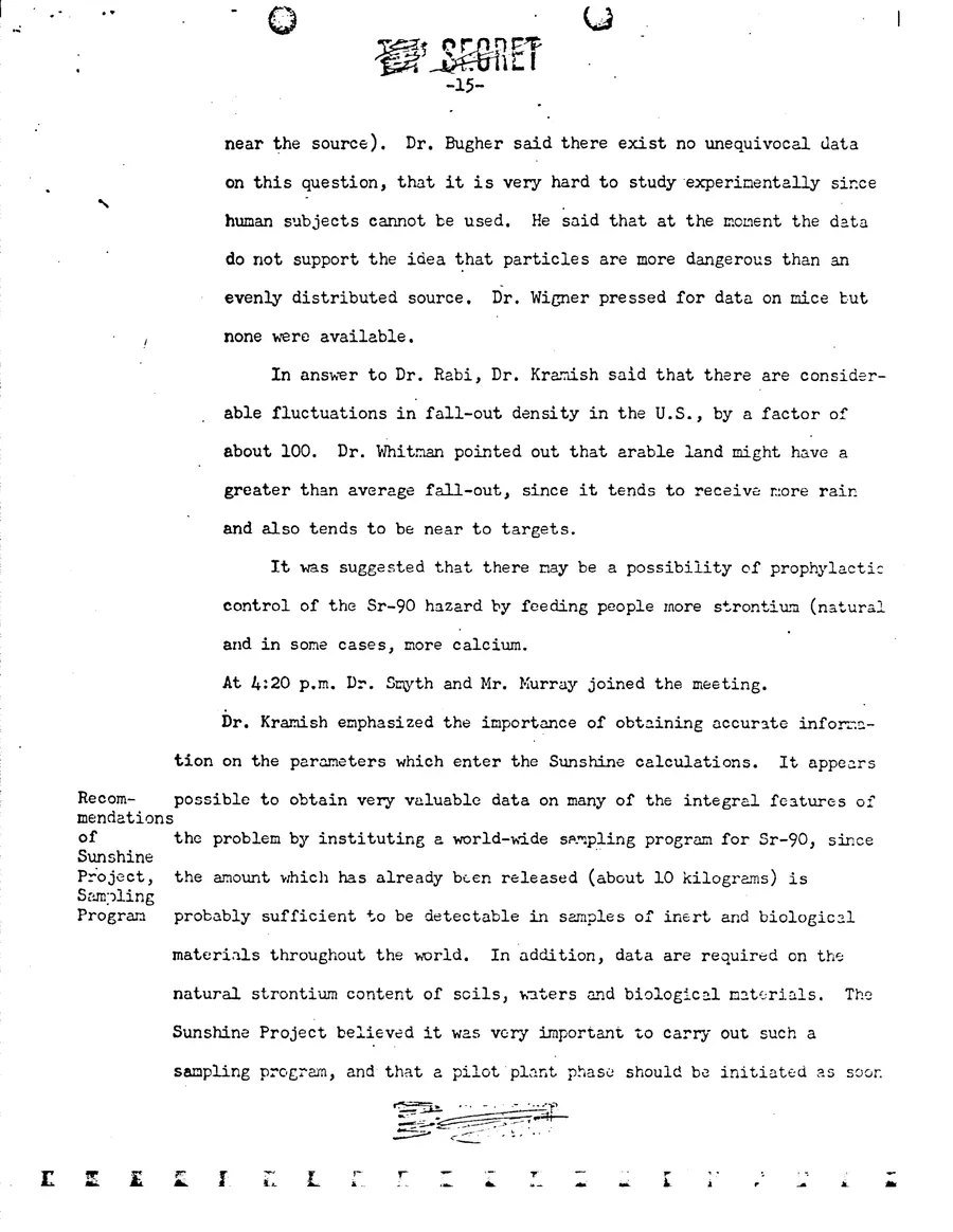 Report on Project Gabriel — leaf 41, printed page 15, facsimile of the released scan