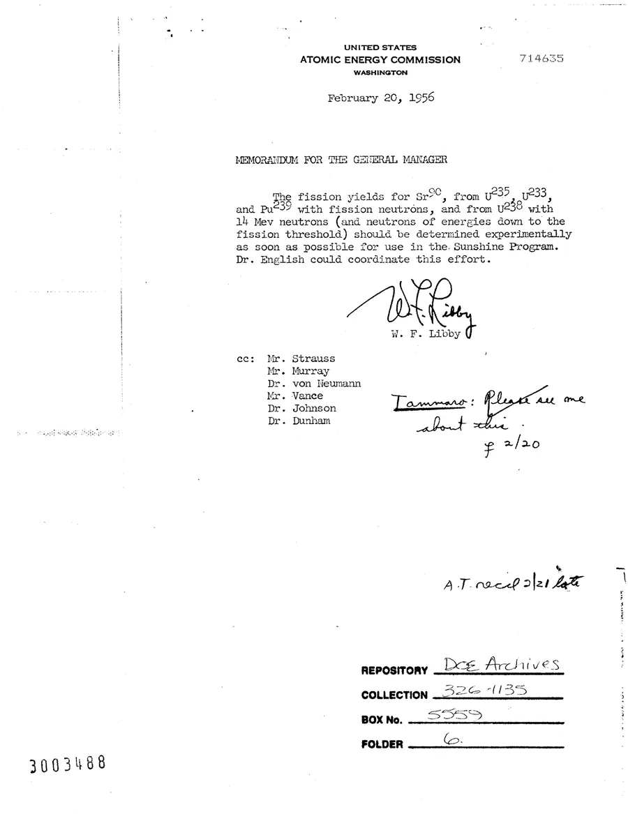 Report on Project Gabriel — leaf 49, facsimile of the released scan