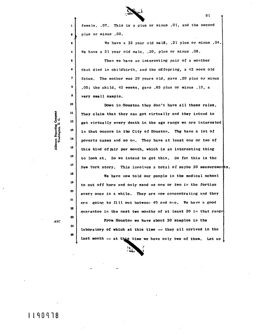 Report on Project Gabriel — leaf 76, printed page 81, facsimile of the released scan