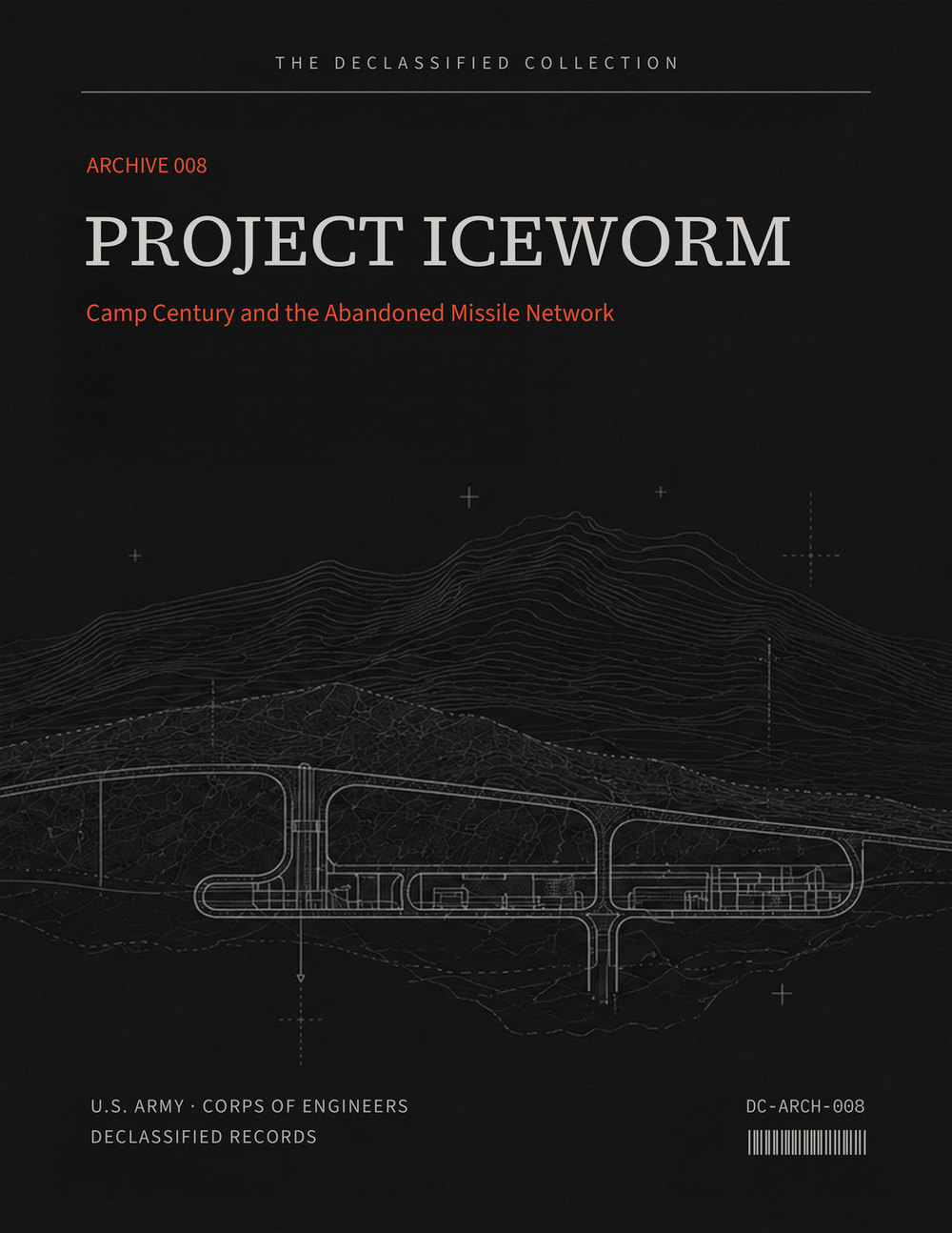 Project Iceworm, Archive 008 — the hardcover facsimile edition, front cover