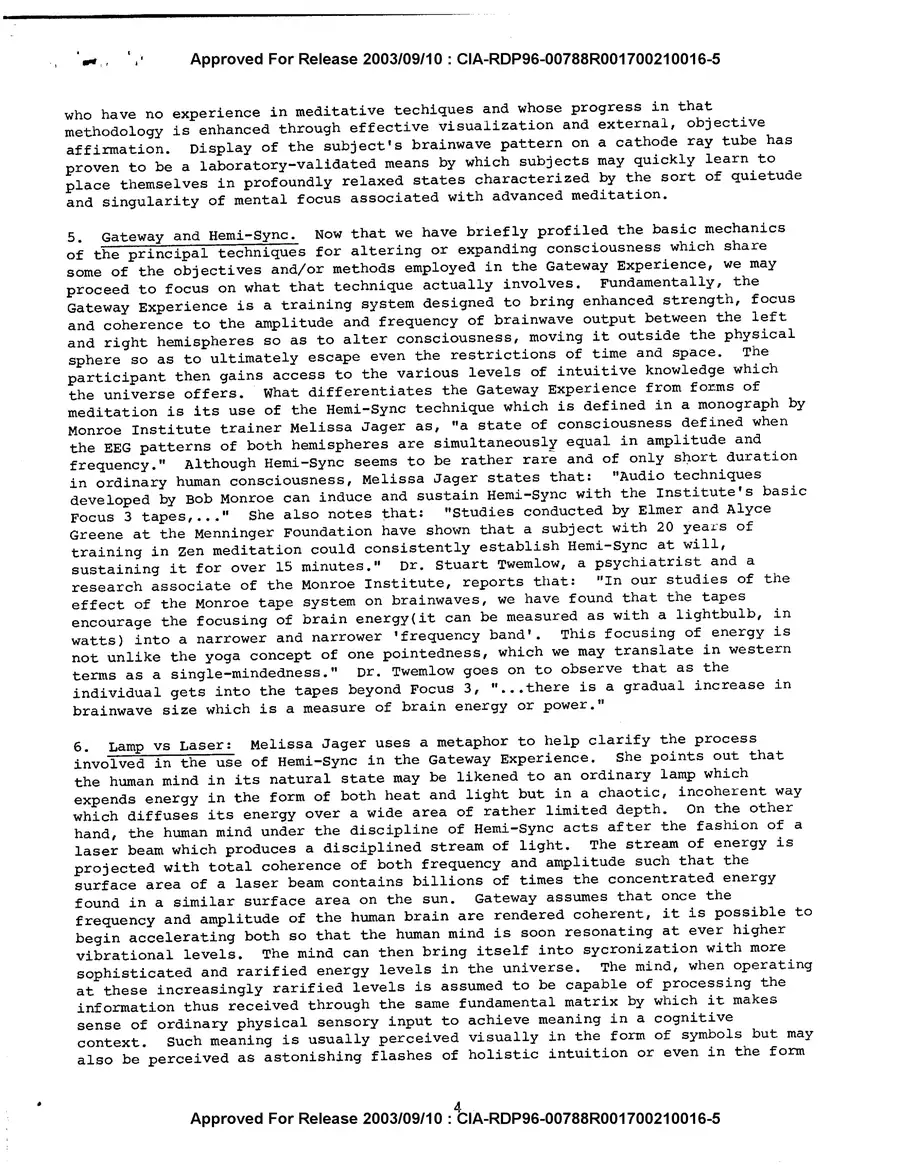 The Gateway Process — Department of the Army, 1983: source page 6 of 29, the released scan