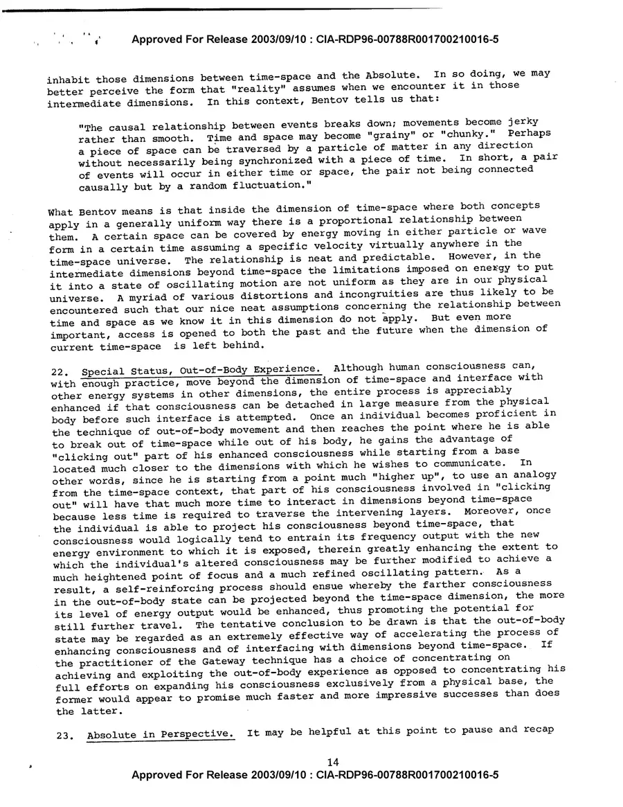 The Gateway Process — Department of the Army, 1983: source page 16 of 29, the released scan