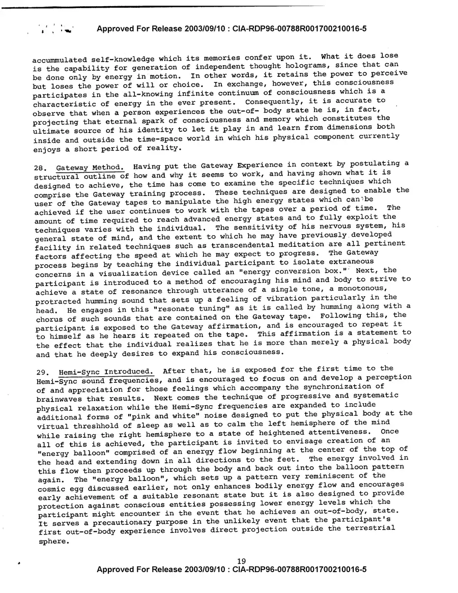 The Gateway Process — Department of the Army, 1983: source page 21 of 29, the released scan