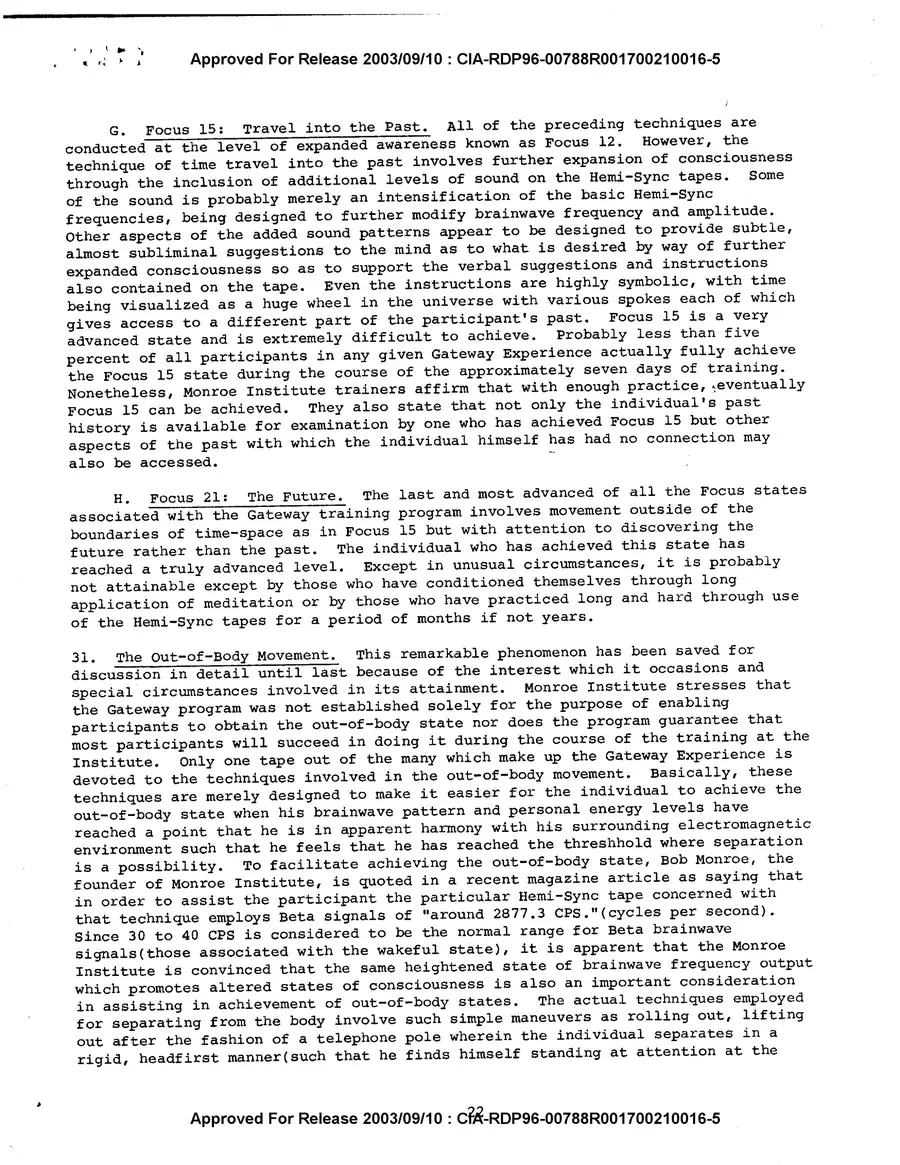 The Gateway Process — Department of the Army, 1983: source page 24 of 29, the released scan