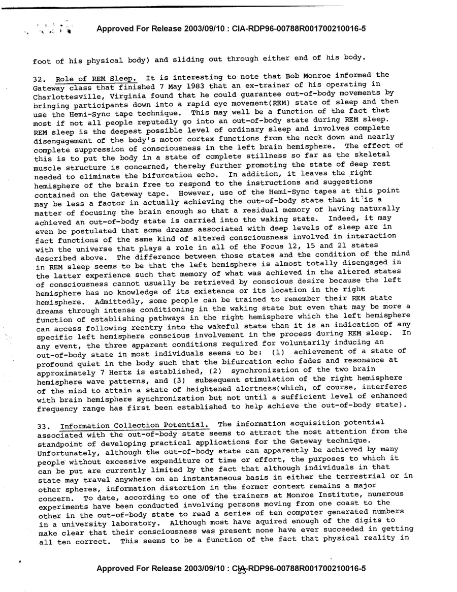 The Gateway Process — Department of the Army, 1983: source page 25 of 29, the released scan