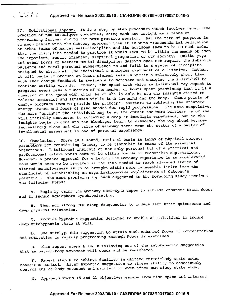 The Gateway Process — Department of the Army, 1983: source page 27 of 29, the released scan