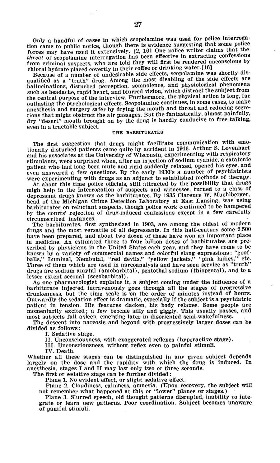 The 1977 MKULTRA hearing — United States Senate, 1977: source page 31 of 173, the released scan
