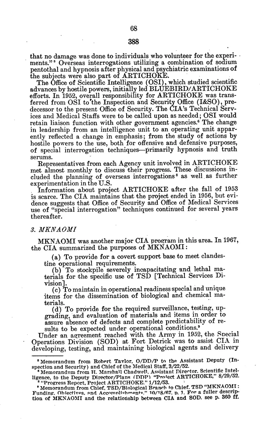 The 1977 MKULTRA hearing — United States Senate, 1977: source page 71 of 173, the released scan