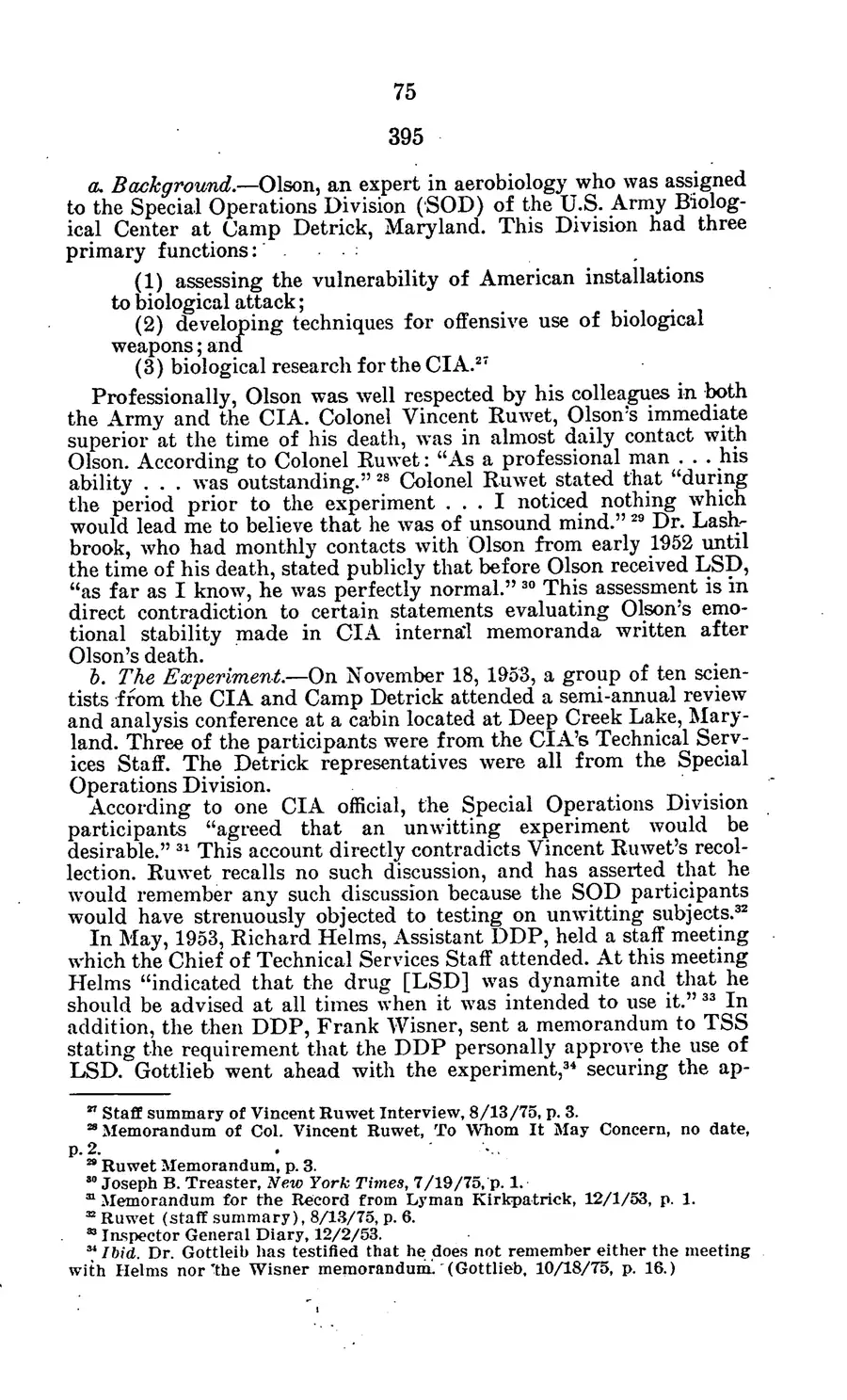 The 1977 MKULTRA hearing — United States Senate, 1977: source page 78 of 173, the released scan
