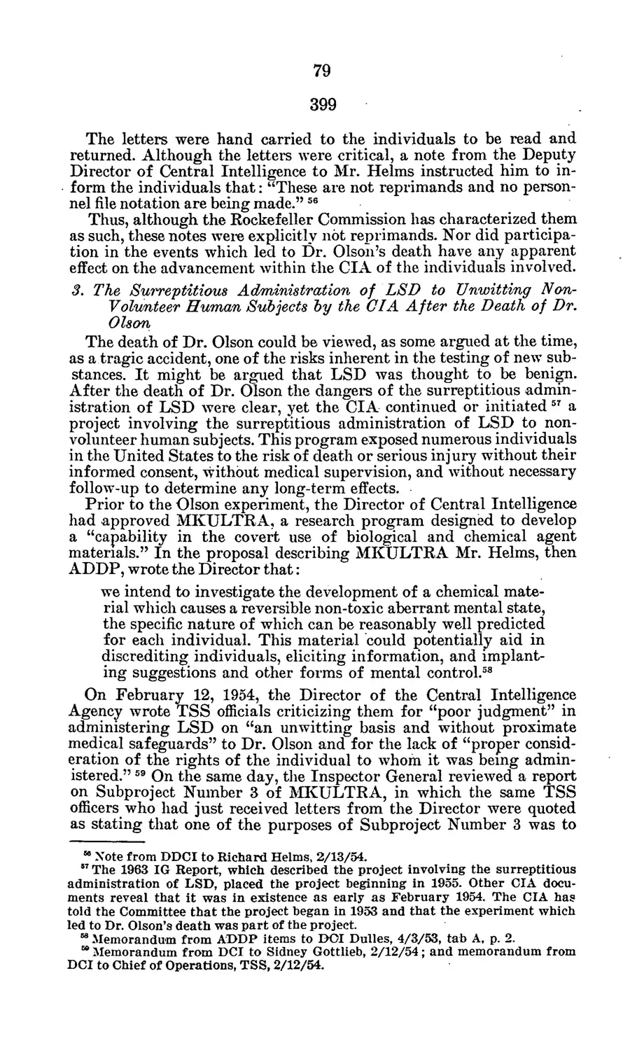 The 1977 MKULTRA hearing — United States Senate, 1977: source page 82 of 173, the released scan
