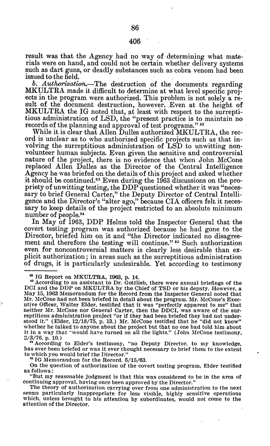 The 1977 MKULTRA hearing — United States Senate, 1977: source page 89 of 173, the released scan
