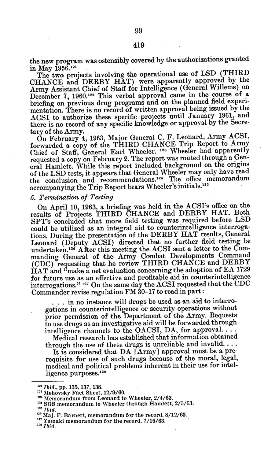 The 1977 MKULTRA hearing — United States Senate, 1977: source page 102 of 173, the released scan