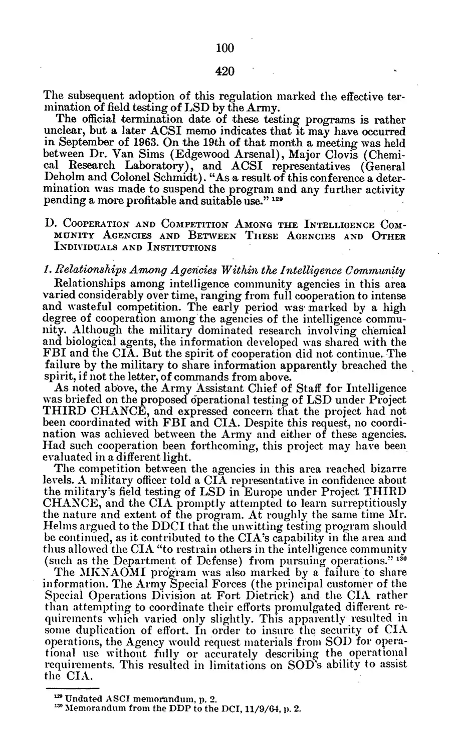 The 1977 MKULTRA hearing — United States Senate, 1977: source page 103 of 173, the released scan