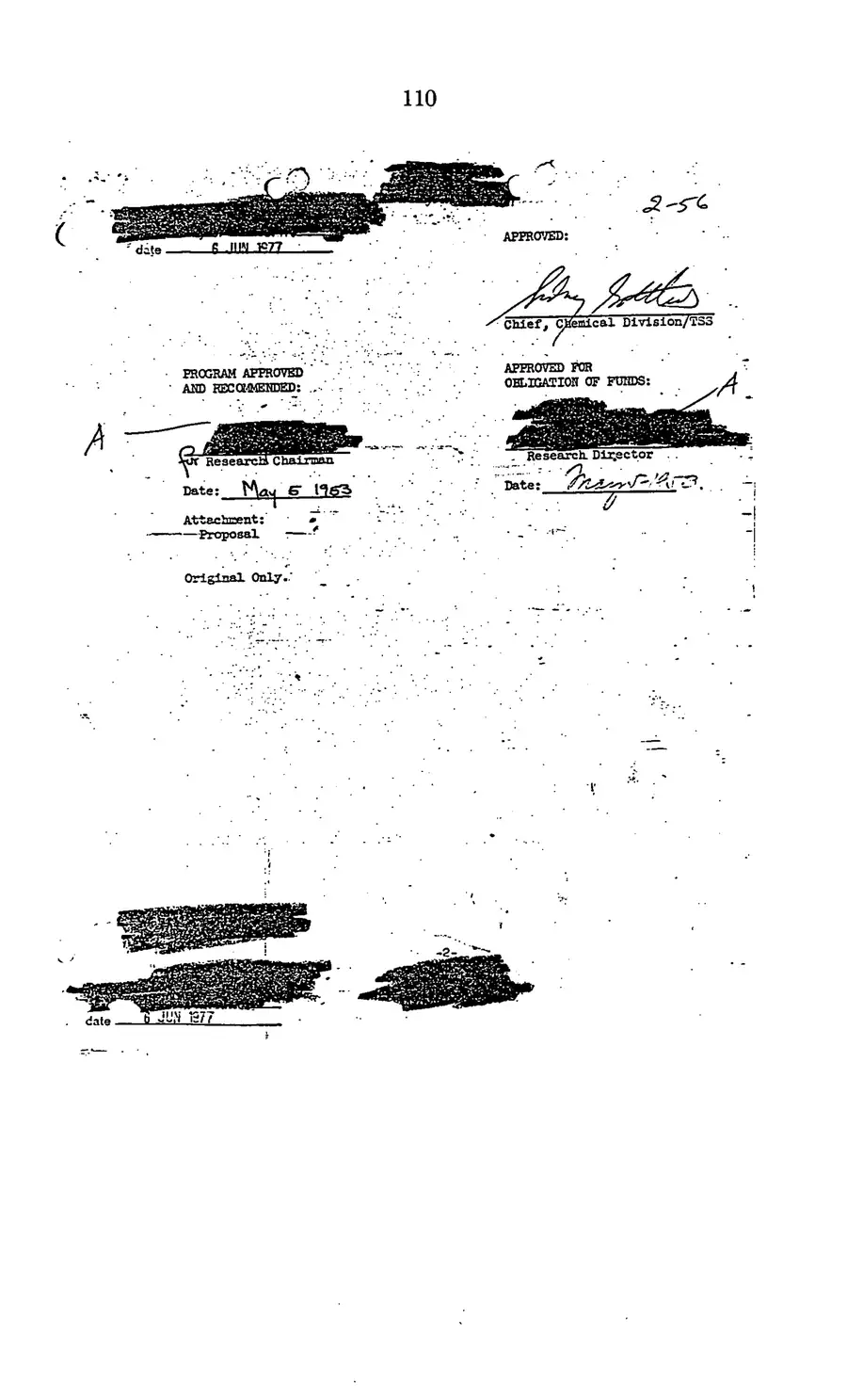 The 1977 MKULTRA hearing — United States Senate, 1977: source page 112 of 173, the released scan