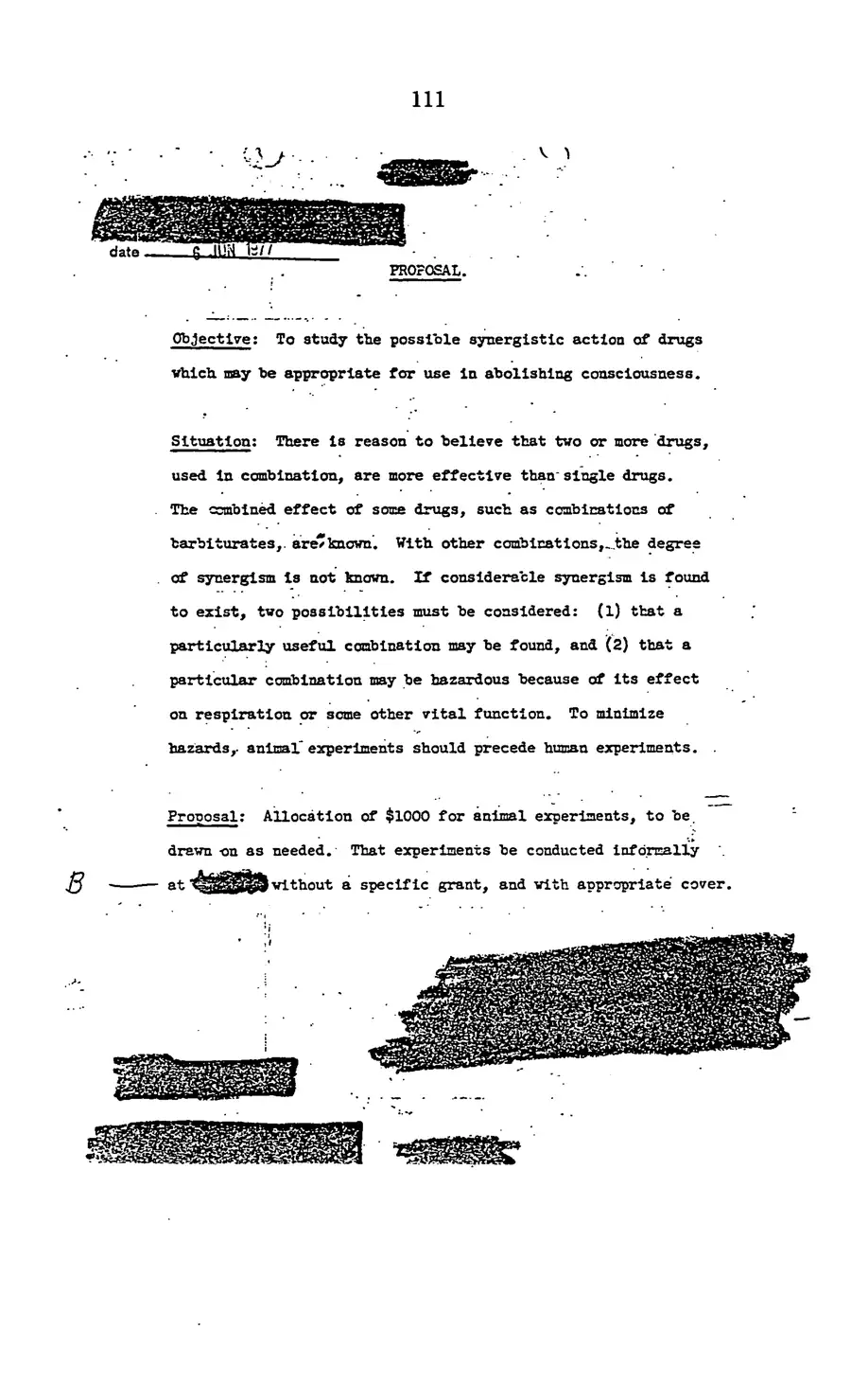 The 1977 MKULTRA hearing — United States Senate, 1977: source page 113 of 173, the released scan
