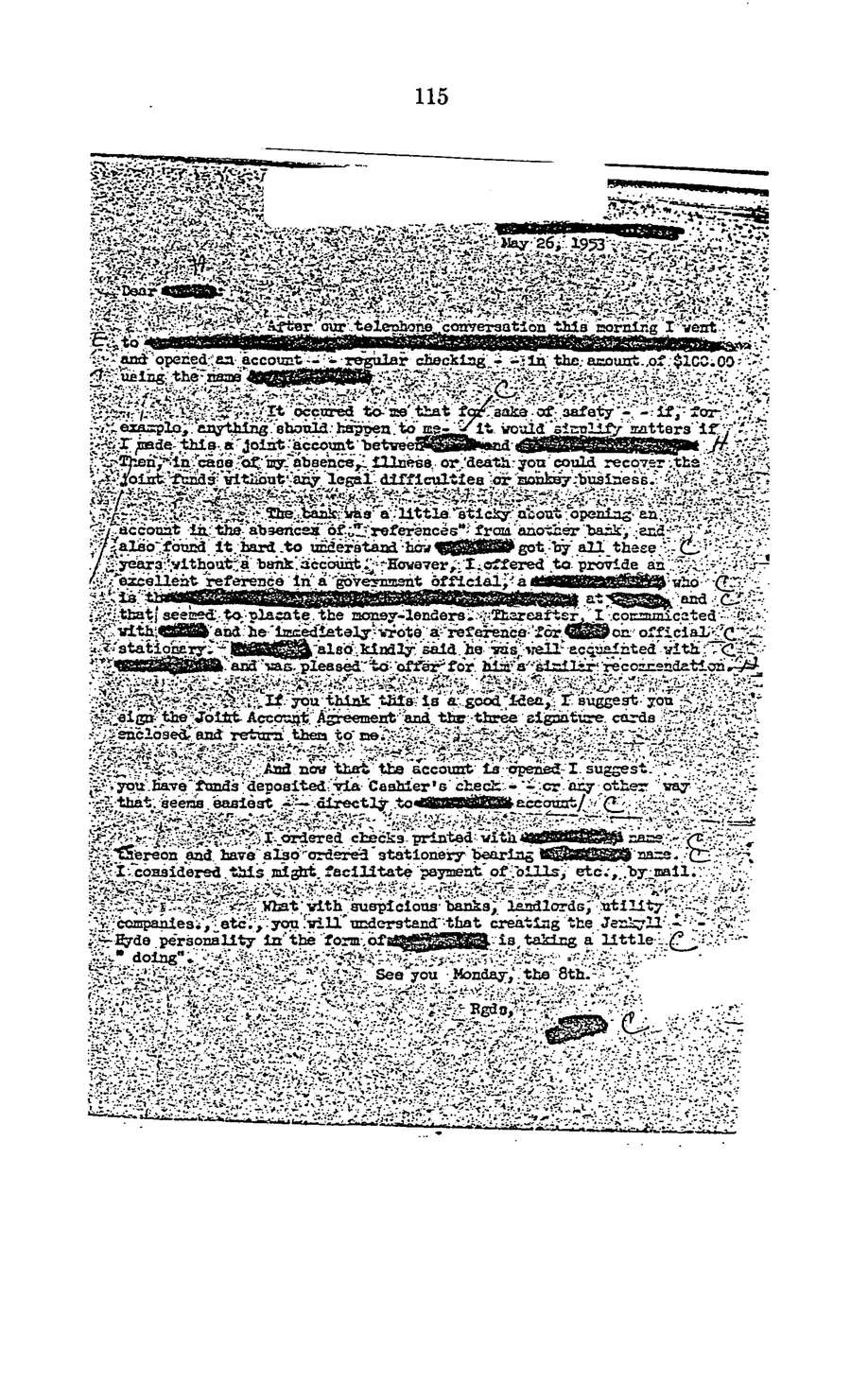 The 1977 MKULTRA hearing — United States Senate, 1977: source page 117 of 173, the released scan