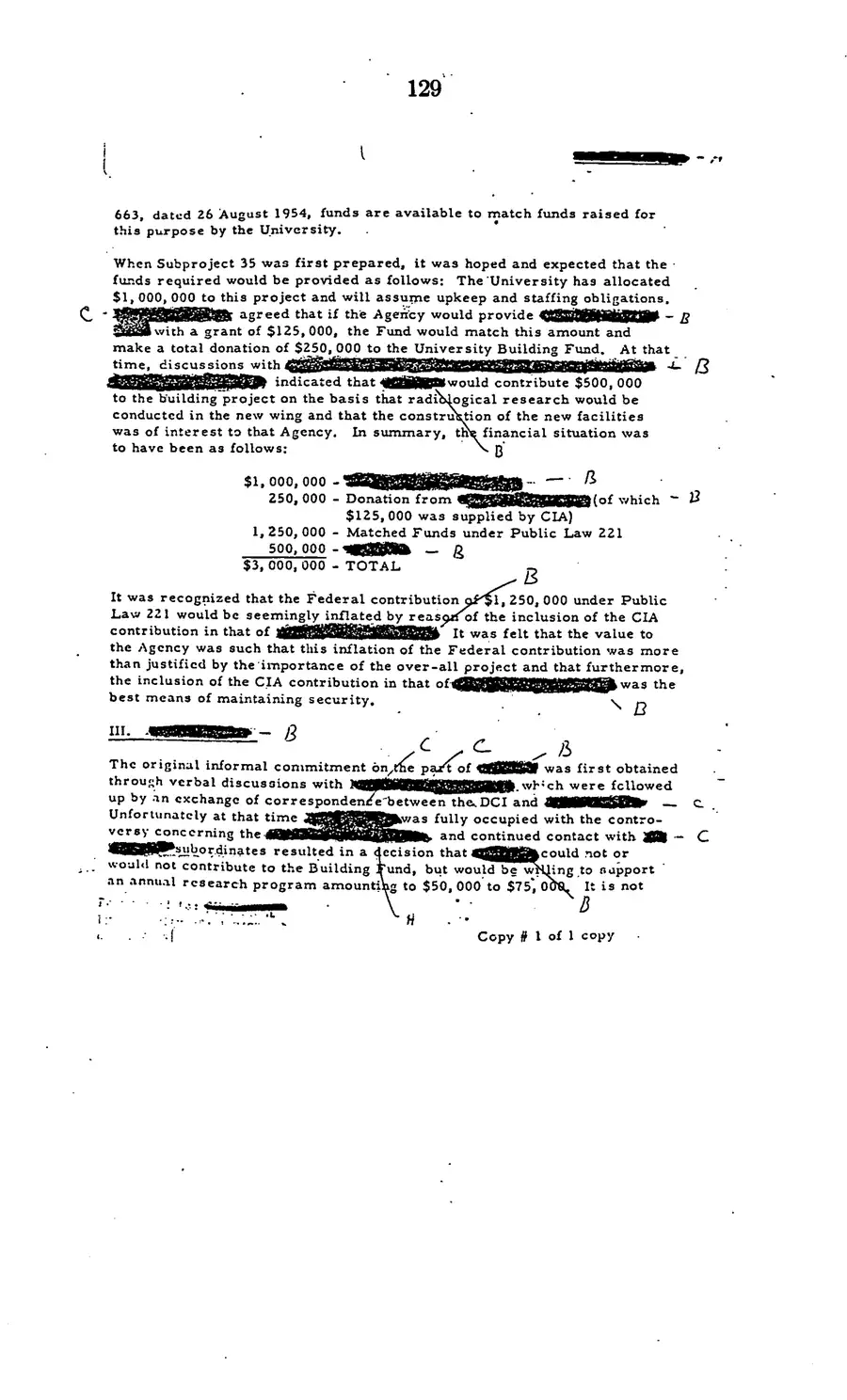 The 1977 MKULTRA hearing — United States Senate, 1977: source page 131 of 173, the released scan