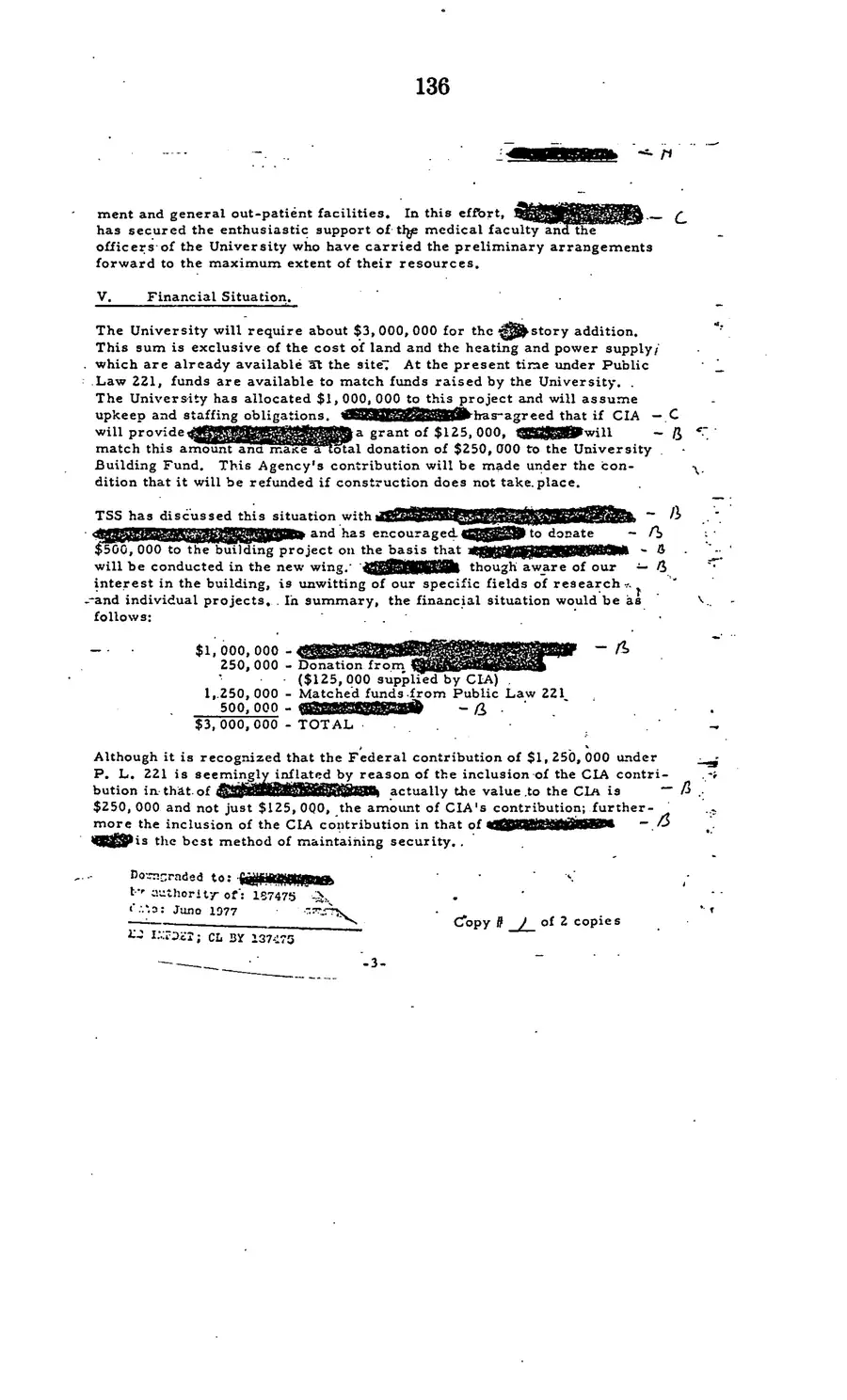 The 1977 MKULTRA hearing — United States Senate, 1977: source page 138 of 173, the released scan