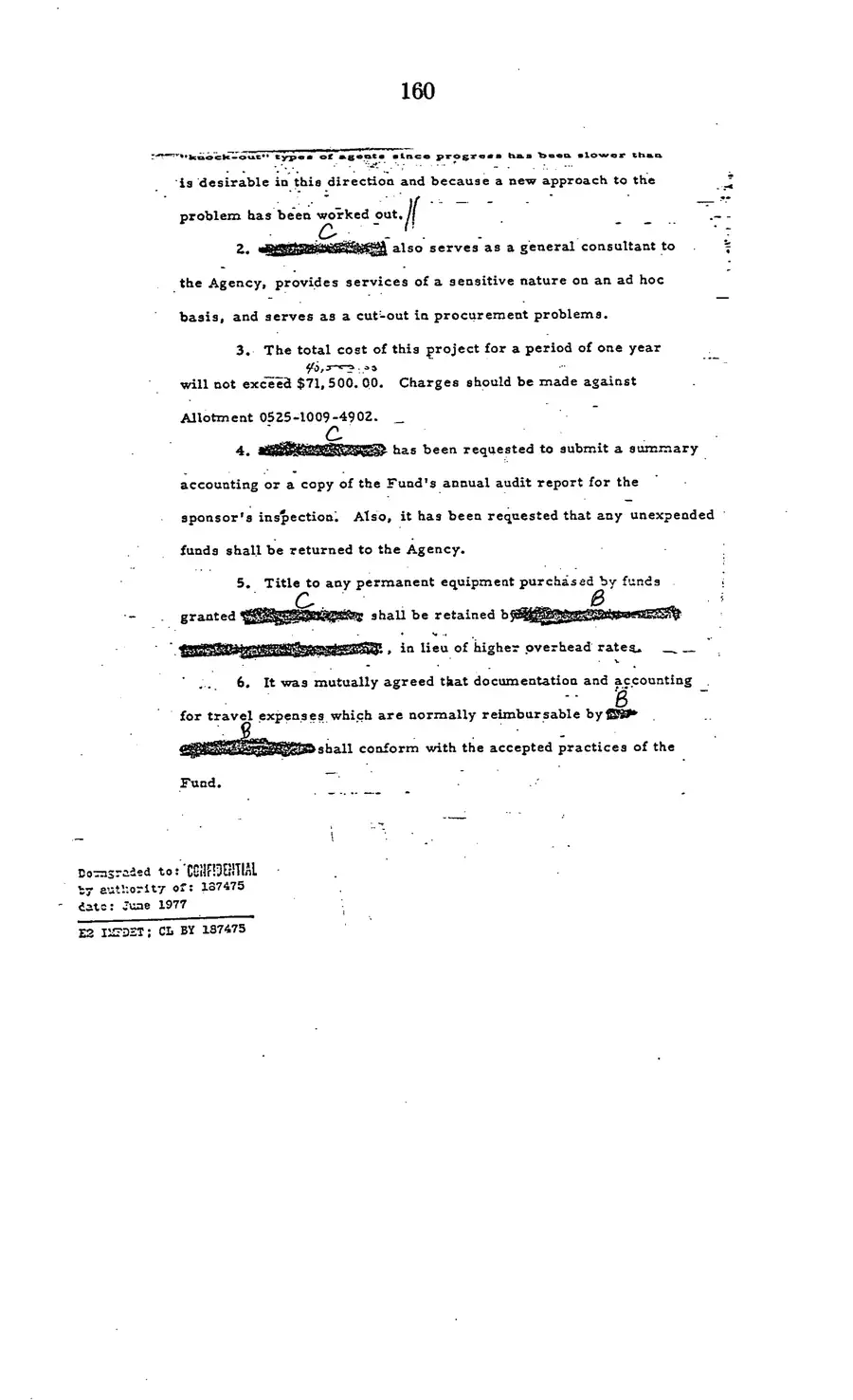 The 1977 MKULTRA hearing — United States Senate, 1977: source page 162 of 173, the released scan