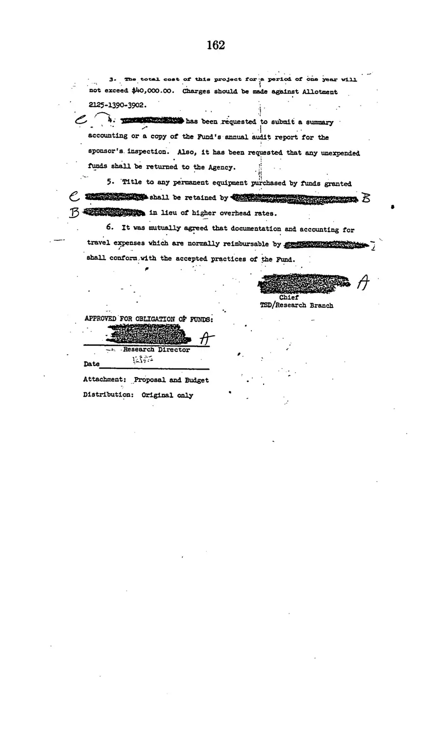 The 1977 MKULTRA hearing — United States Senate, 1977: source page 164 of 173, the released scan