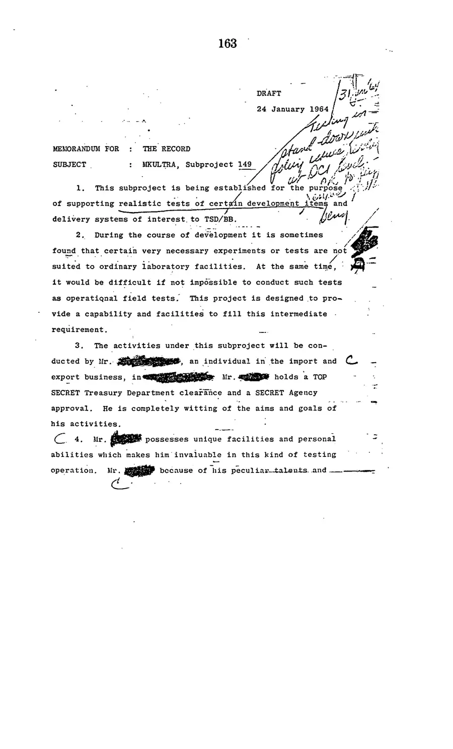 The 1977 MKULTRA hearing — United States Senate, 1977: source page 165 of 173, the released scan