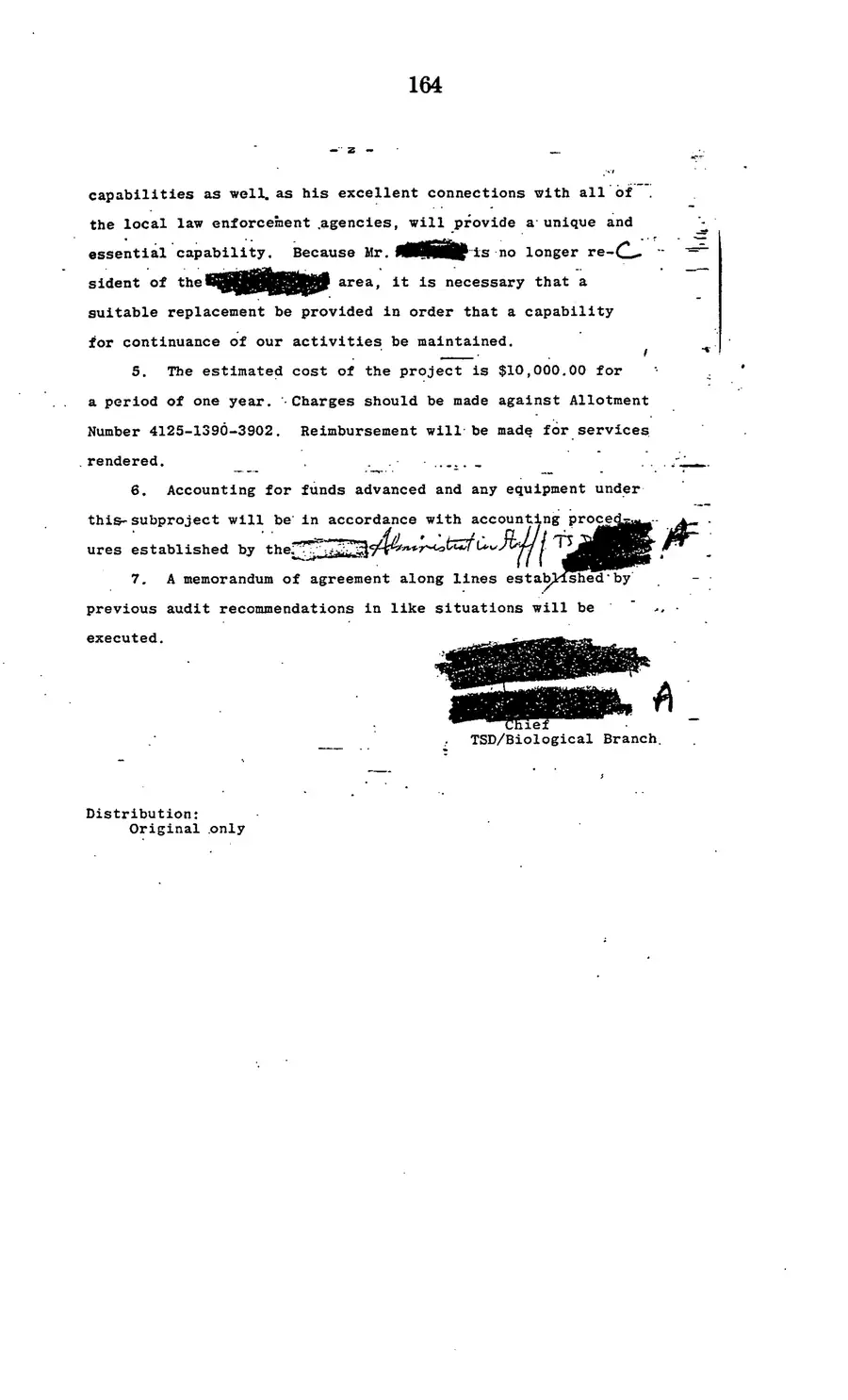 The 1977 MKULTRA hearing — United States Senate, 1977: source page 166 of 173, the released scan