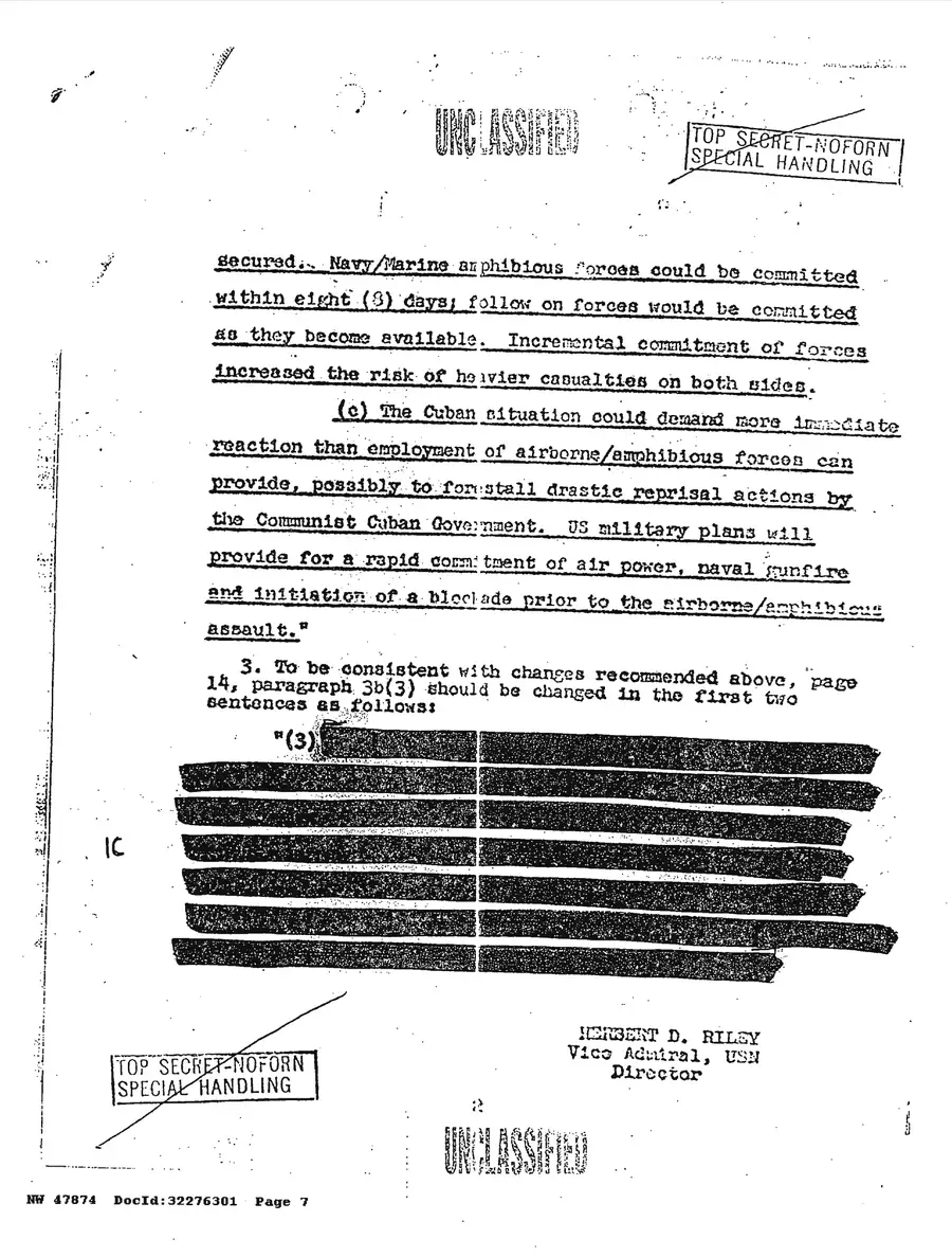 Operation Northwoods — Joint Chiefs of Staff, 1962: source page 7 of 212, the released scan