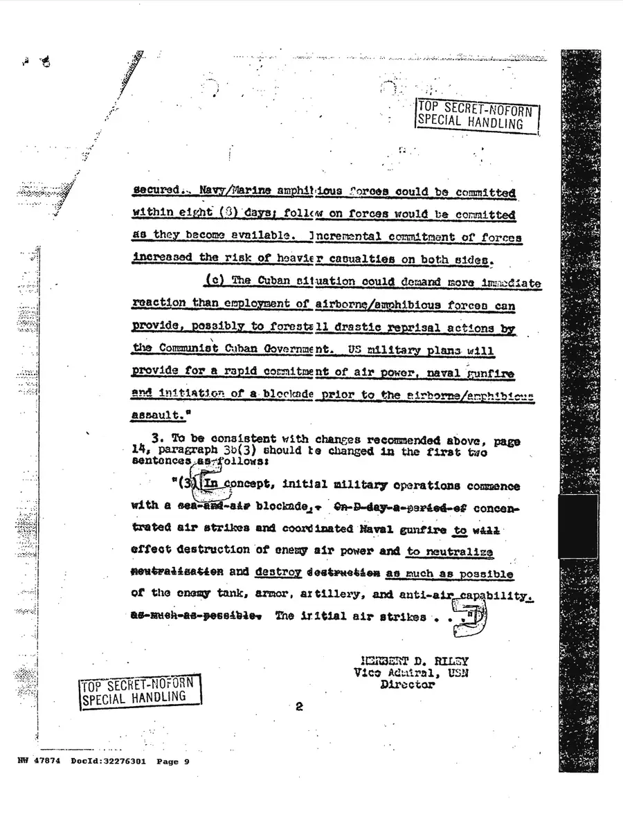 Operation Northwoods — Joint Chiefs of Staff, 1962: source page 9 of 212, the released scan