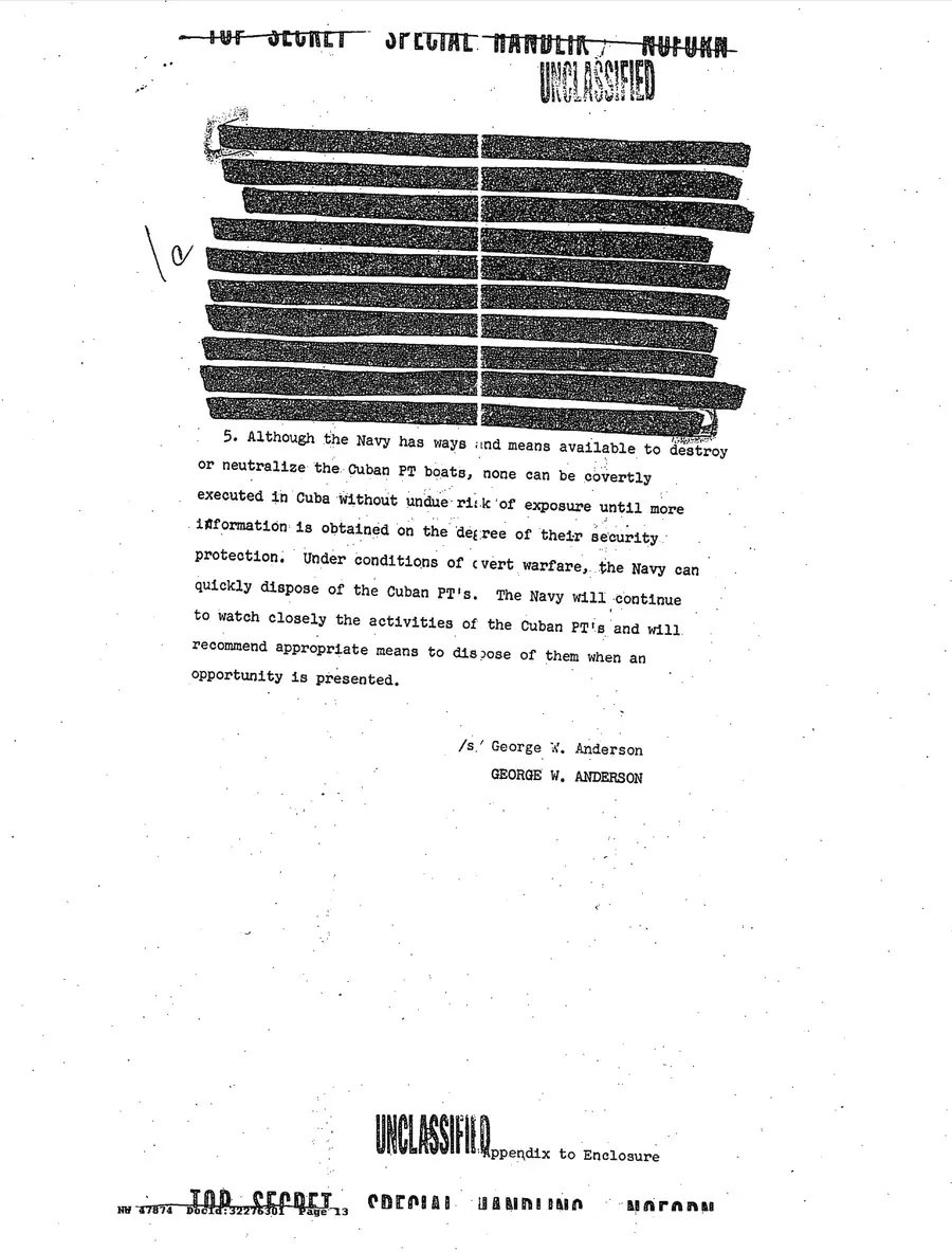 Operation Northwoods — Joint Chiefs of Staff, 1962: source page 13 of 212, the released scan