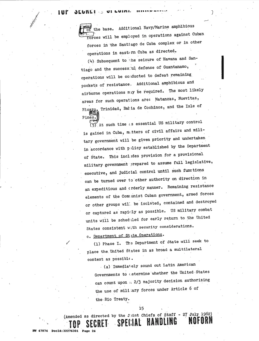 Operation Northwoods — Joint Chiefs of Staff, 1962: source page 24 of 212, the released scan