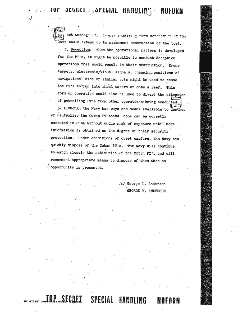 Operation Northwoods — Joint Chiefs of Staff, 1962: source page 31 of 212, the released scan