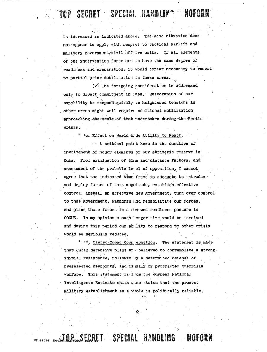 Operation Northwoods — Joint Chiefs of Staff, 1962: source page 38 of 212, the released scan