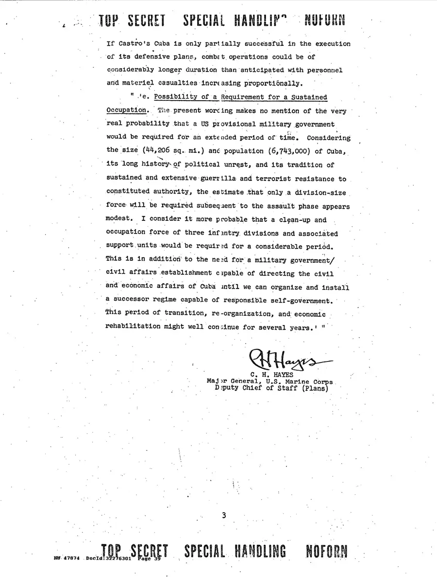 Operation Northwoods — Joint Chiefs of Staff, 1962: source page 39 of 212, the released scan