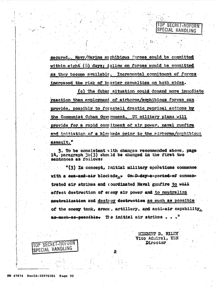 Operation Northwoods — Joint Chiefs of Staff, 1962: source page 52 of 212, the released scan