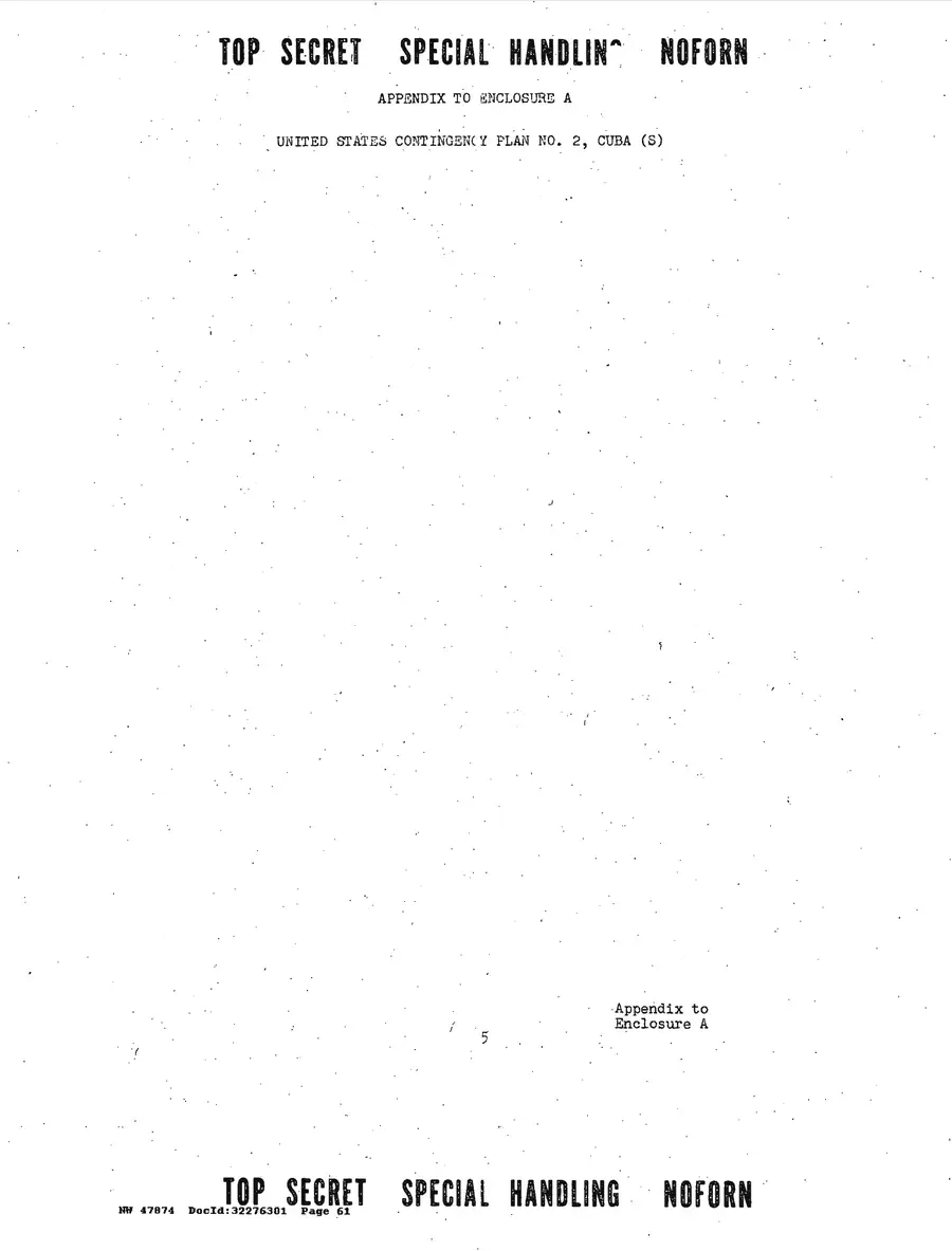 Operation Northwoods — Joint Chiefs of Staff, 1962: source page 61 of 212, the released scan