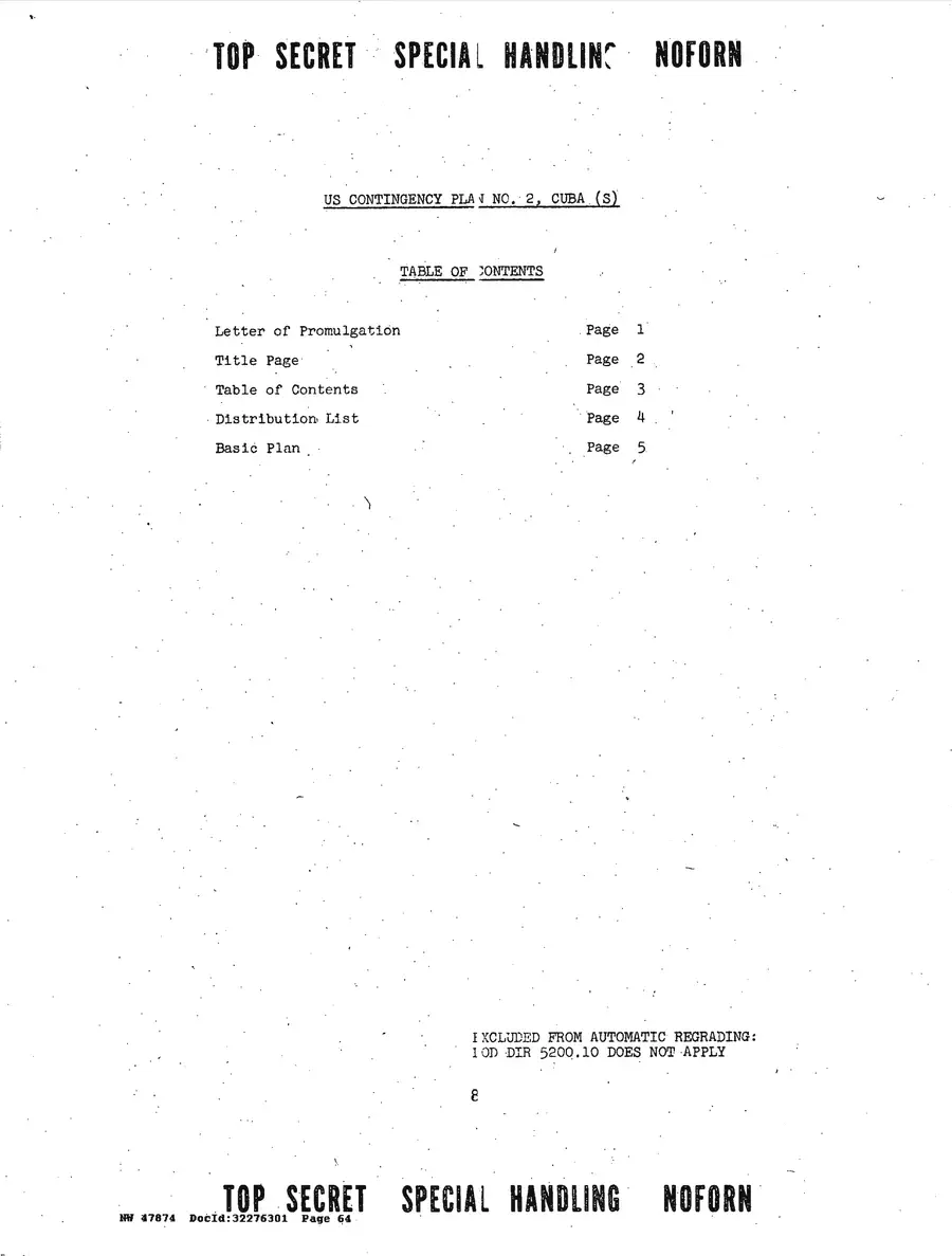 Operation Northwoods — Joint Chiefs of Staff, 1962: source page 64 of 212, the released scan