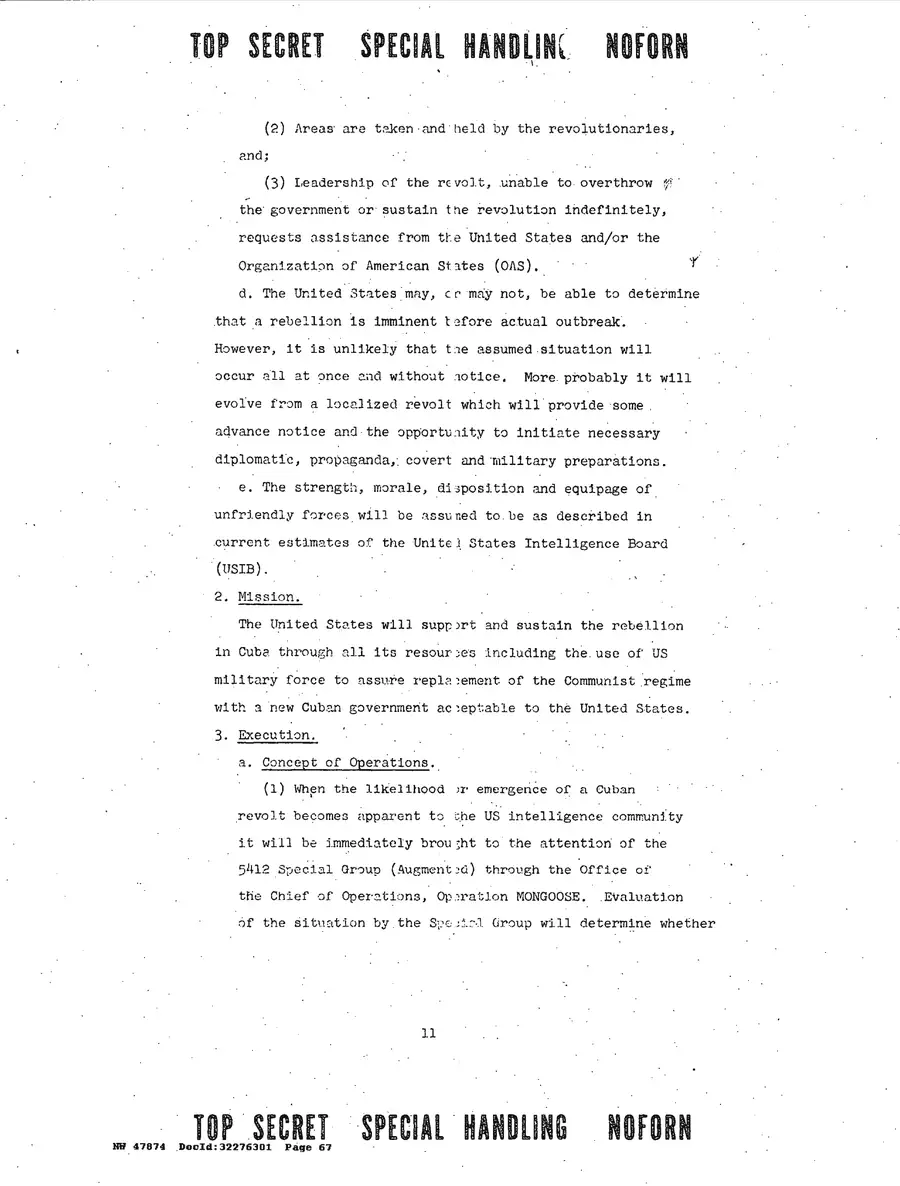 Operation Northwoods — Joint Chiefs of Staff, 1962: source page 67 of 212, the released scan