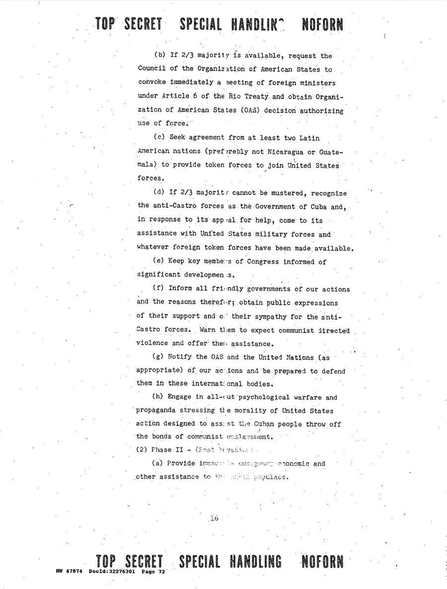Operation Northwoods — Joint Chiefs of Staff, 1962: source page 72 of 212, the released scan