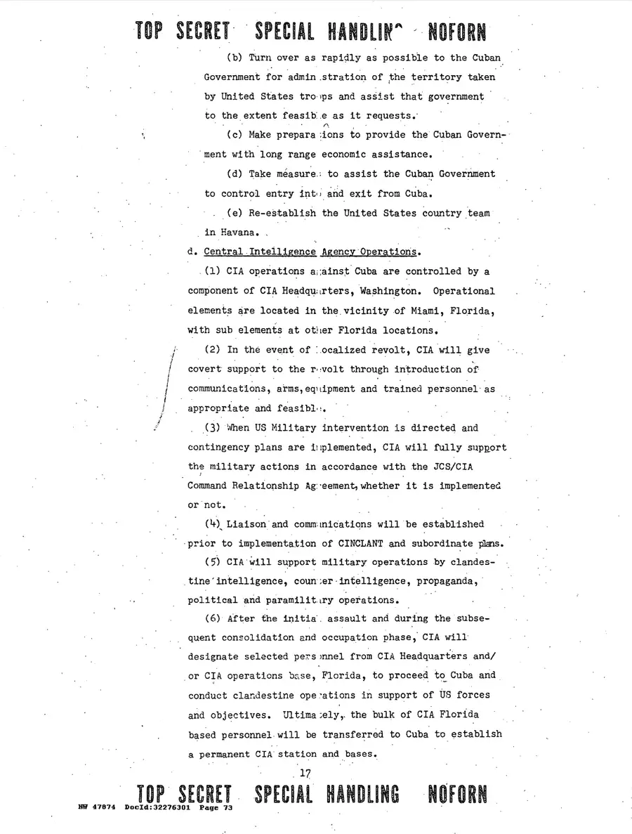 Operation Northwoods — Joint Chiefs of Staff, 1962: source page 73 of 212, the released scan