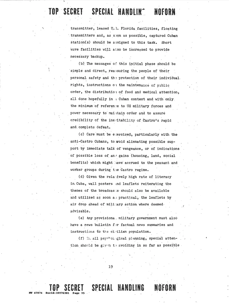 Operation Northwoods — Joint Chiefs of Staff, 1962: source page 75 of 212, the released scan