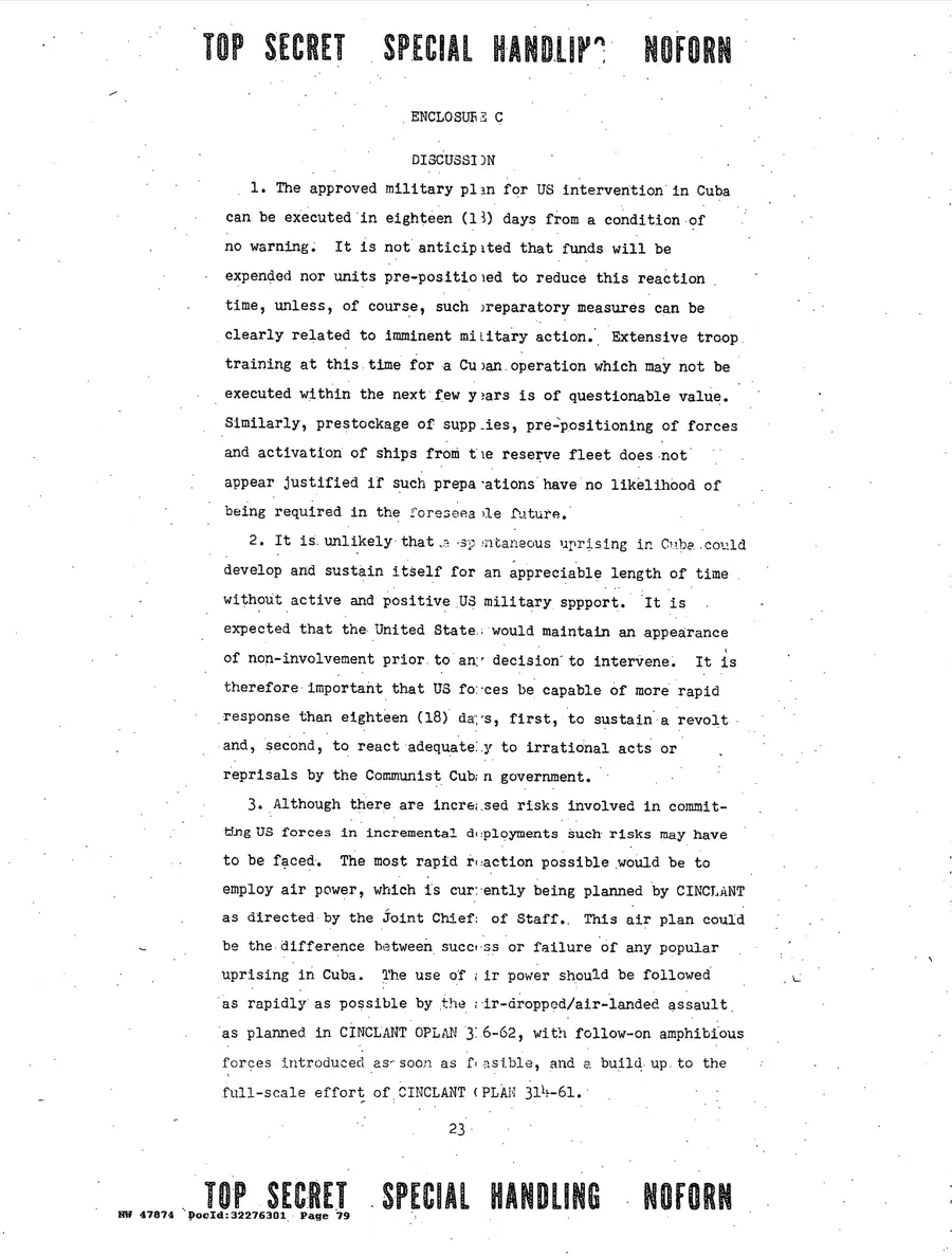 Operation Northwoods — Joint Chiefs of Staff, 1962: source page 79 of 212, the released scan