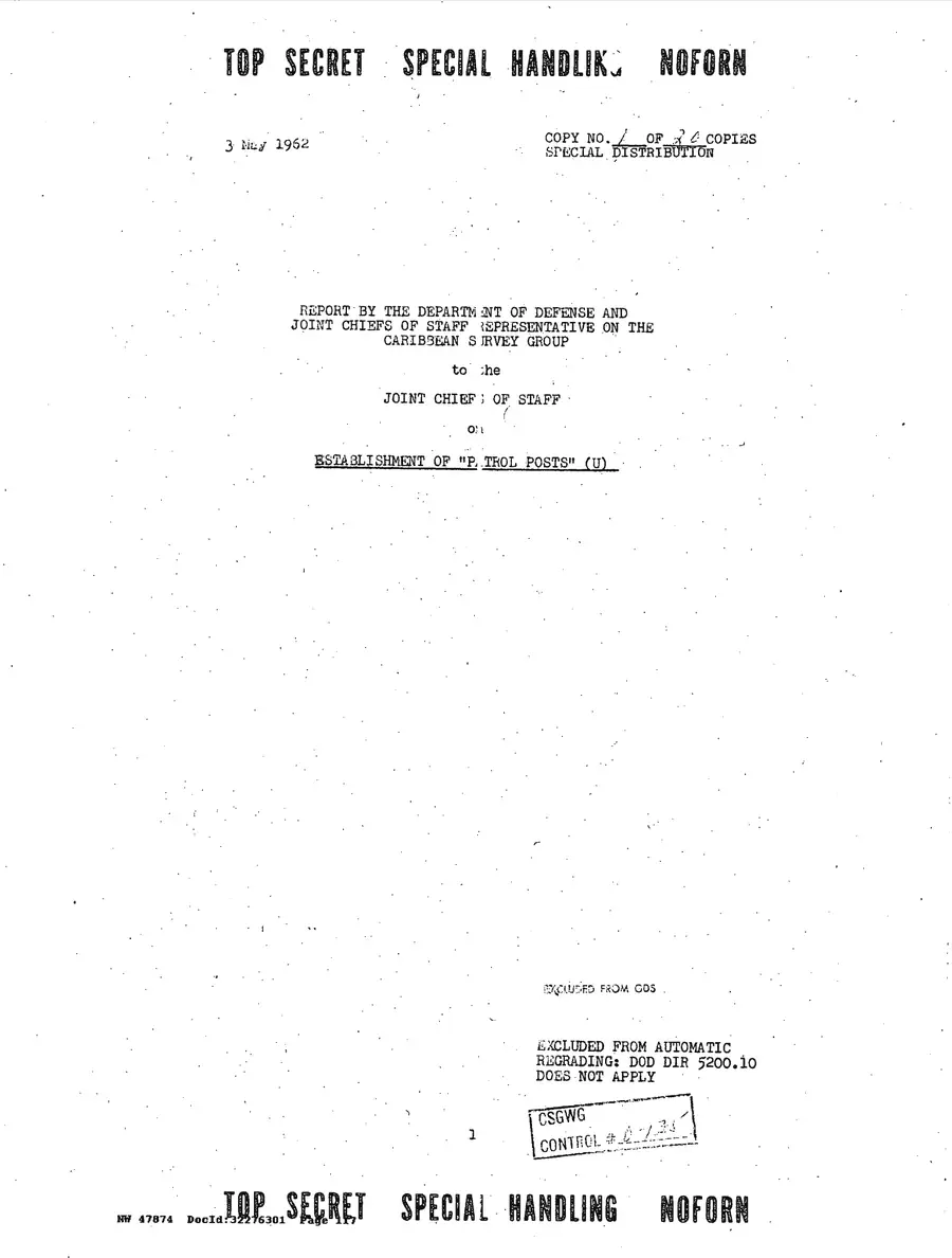 Operation Northwoods — Joint Chiefs of Staff, 1962: source page 117 of 212, the released scan