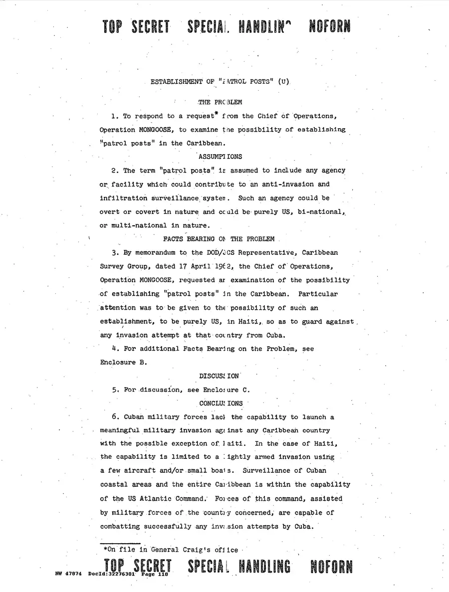 Operation Northwoods — Joint Chiefs of Staff, 1962: source page 118 of 212, the released scan
