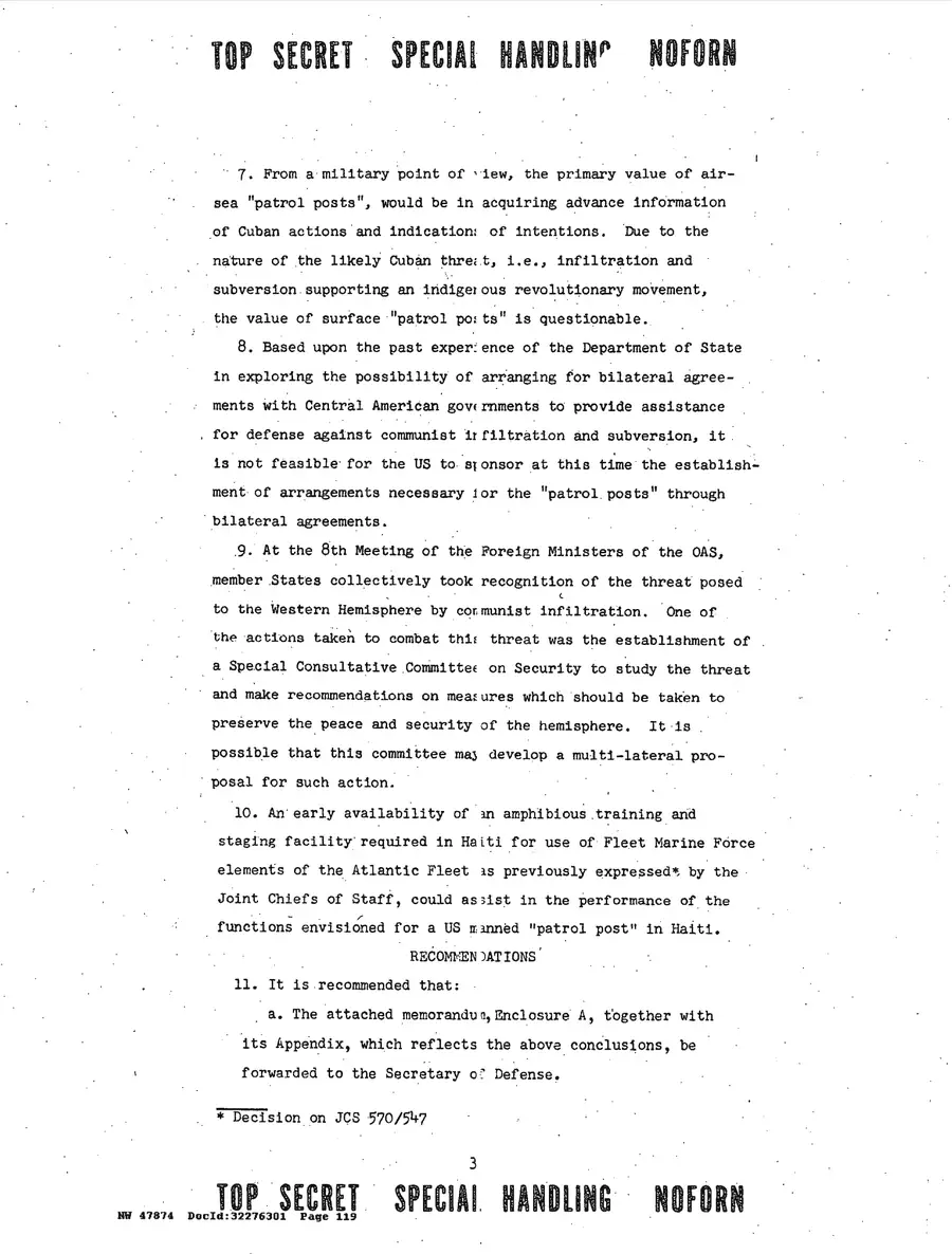 Operation Northwoods — Joint Chiefs of Staff, 1962: source page 119 of 212, the released scan