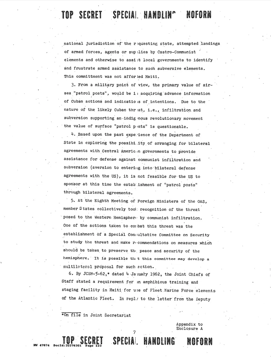 Operation Northwoods — Joint Chiefs of Staff, 1962: source page 123 of 212, the released scan